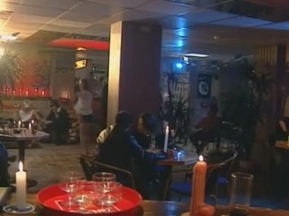in the bar