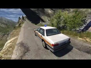 collapsing bridge pileup car crashes 12 - beamng drive